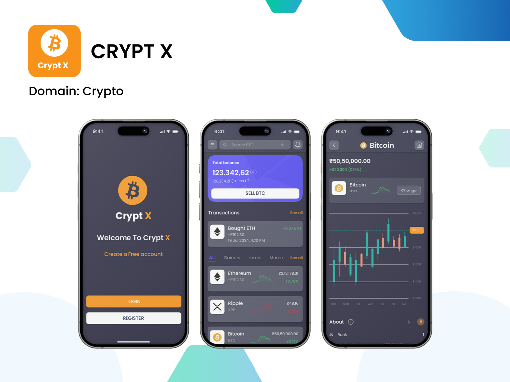 CryptoX Mobile App